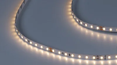 Светодиодная лента LUX, 2835, 98 LED/м, 10 Вт/м, 24В, IP33, Теплый белый (3000K), DSG298-24-WW3-33
