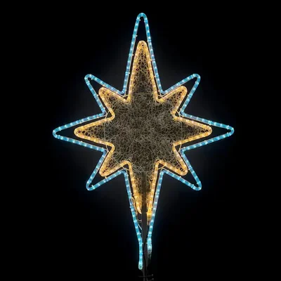 13-201 Светодиодная Макушка «Феерия» 100 см, Микс Белого и Тепло-Белого без Снежинки, 220В