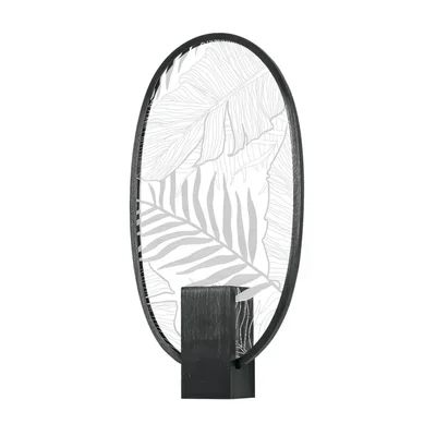 6665/15WL L-VISION ODL_EX24 143 Настенный светильник брашир. черный/металл/акрил IP20 LED 15W 870Лм 3000K PIUMA