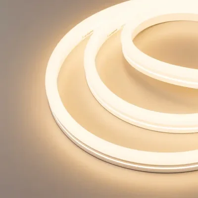 Лента герметичная MOONLIGHT-SIDE-X336-12x24mm 230V Warm3000 (11 W/m, IP65, 50m, wire x1) (Arlight, Грибовидная форма)