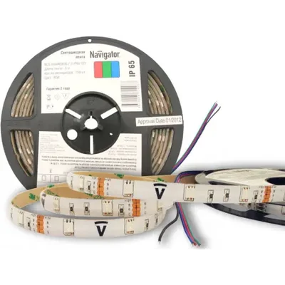 Лента светодиодная NLS-5050RGB30-7,2-IP65-12V R5 7,2Вт 12В RGB IP65 5м