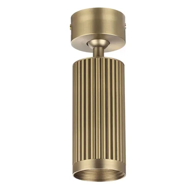 7013/1C HIGHTECH ODL25 343 Потолочный св-к поворотный на 360° металл/под латунь IP20 LED GU10 10W 220V MANCHESTER