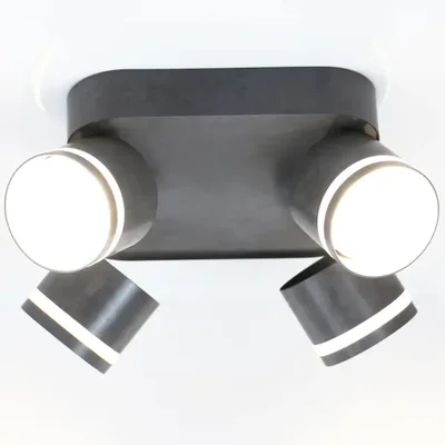 Спот на основании GWL-4GX53-M-IP20 Четверной Бетон Вихрь