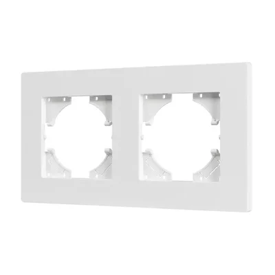 Рамка пластиковая FRM-PERIO-PL-2-WH (Arlight, -)