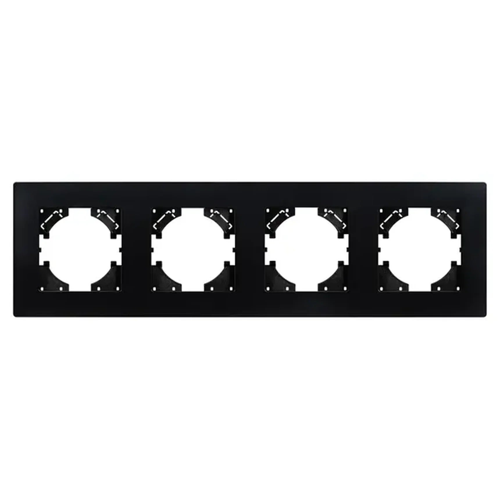 Рамка пластиковая FRM-PERIO-PL-4-BK (Arlight, -)