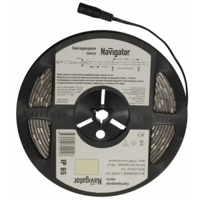 Светодиодная лента NLS-5050WW30-7.2-IP20-12V R5