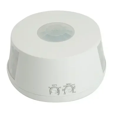 Датчик движения 2000W 30m 120° 360°(верт.) белый SEN19