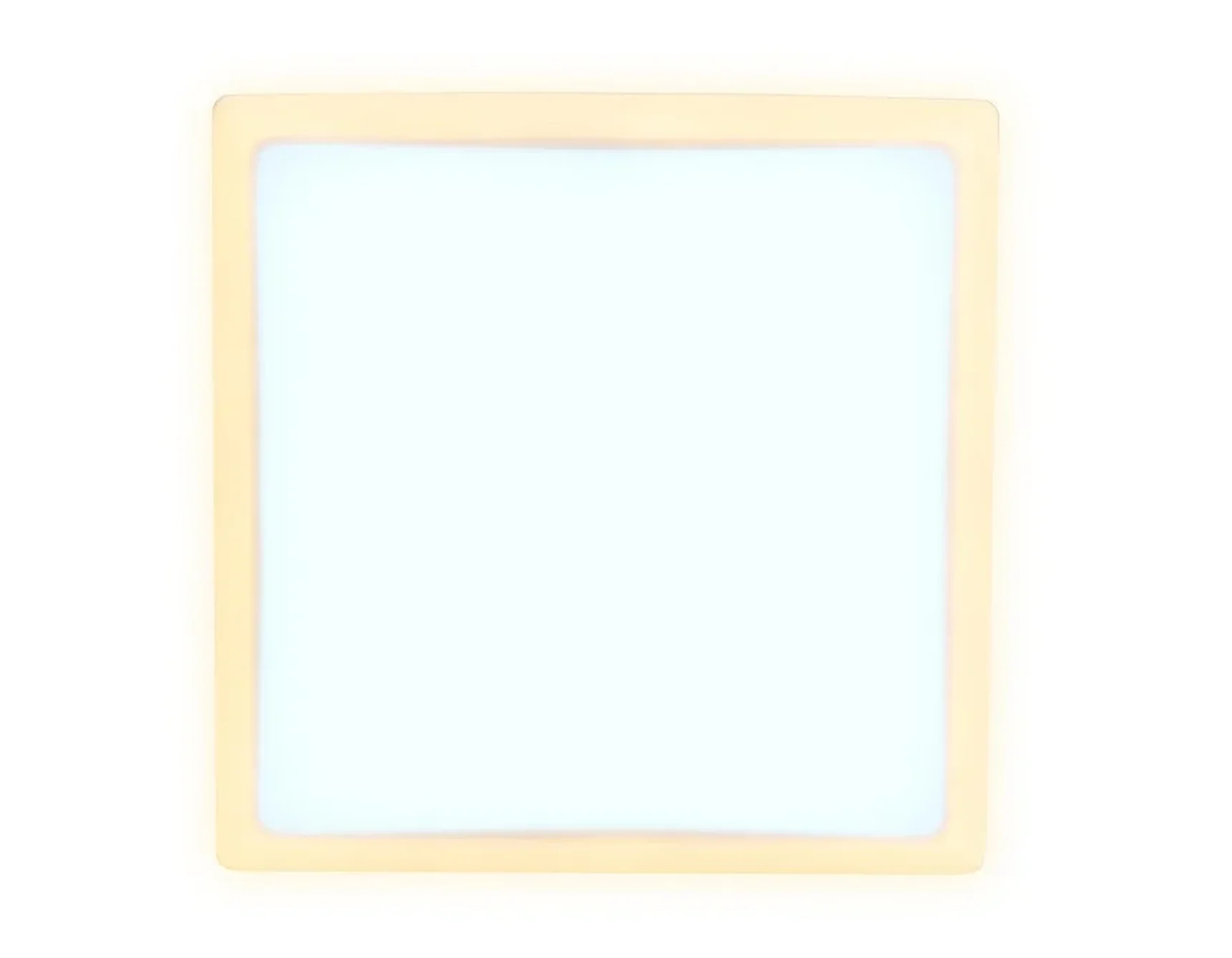 Встраиваемый cветодиодный светильник с подсветкой DCR337 24W+6W 6400K/3000K 85-265V 230*230*32 (A210*210)