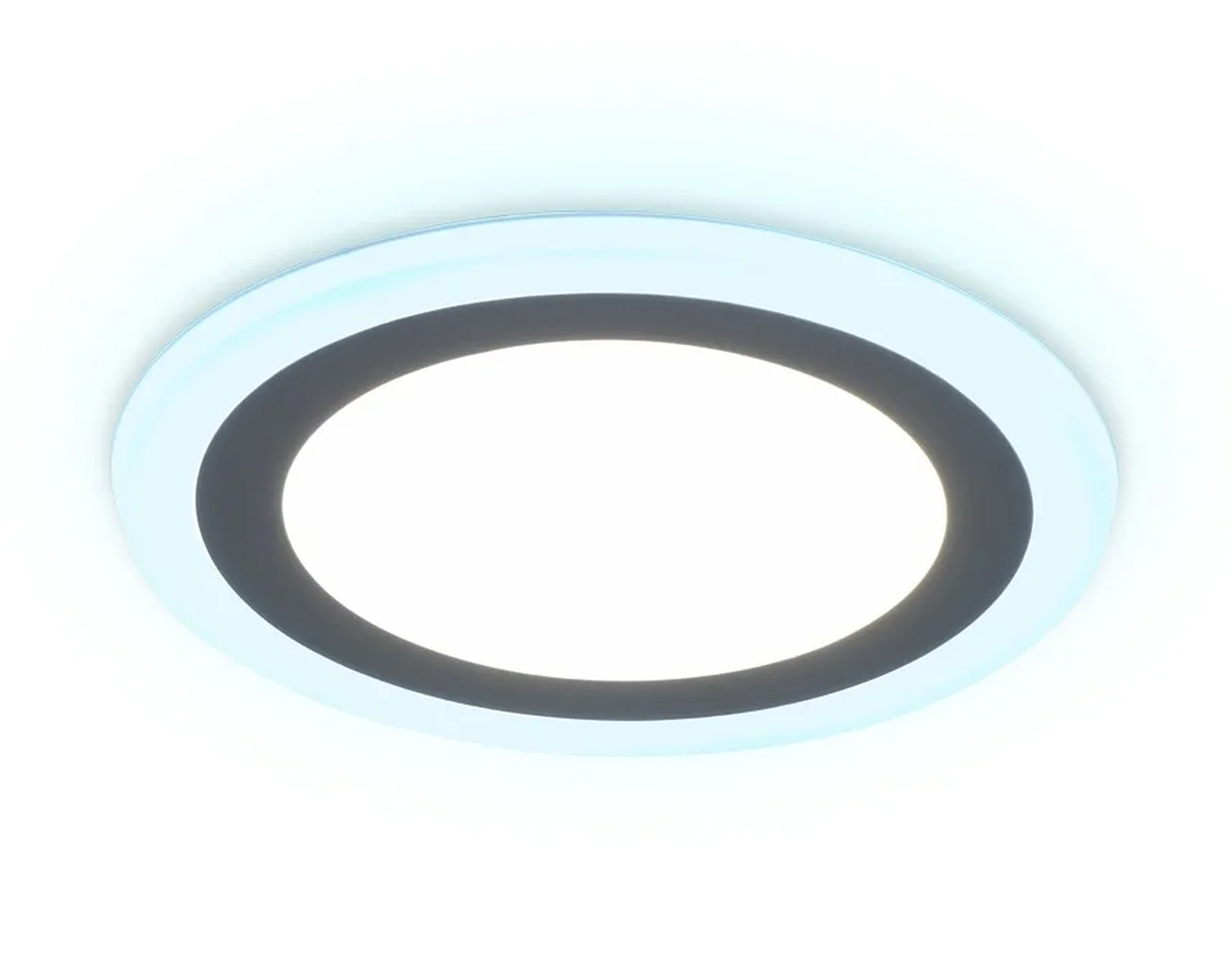 Встраиваемый cветодиодный светильник с подсветкой DCR365 12W+4W 4200K/6400K 85-265V D195*28