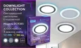 Встраиваемый cветодиодный светильник с подсветкой DCR365 12W+4W 4200K/6400K 85-265V D195*28