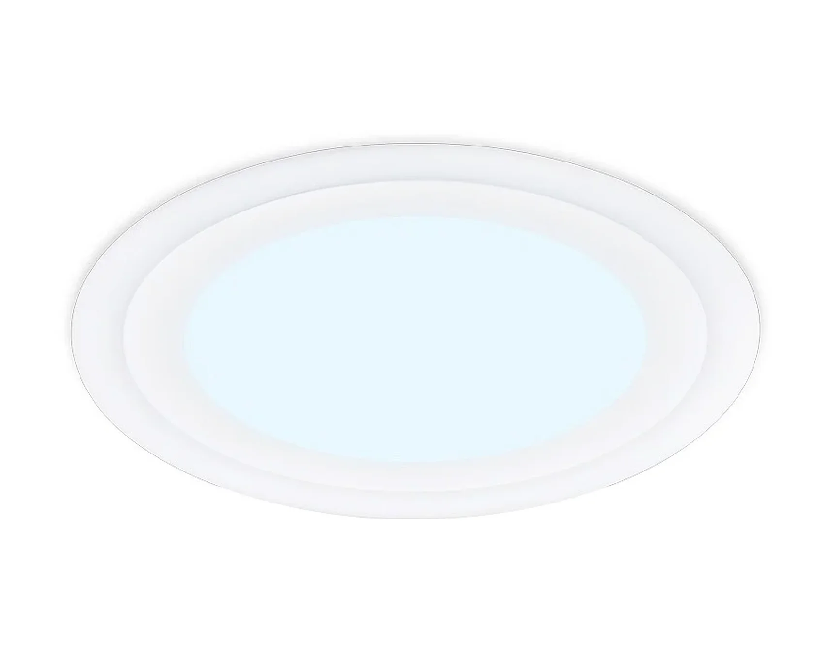 Встраиваемый cветодиодный светильник с подсветкой DCR379 18W+6W 6400K/3000K 85-265V D245*28