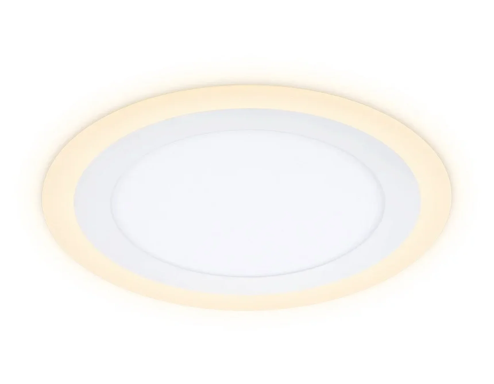 Встраиваемый cветодиодный светильник с подсветкой DCR379 18W+6W 6400K/3000K 85-265V D245*28