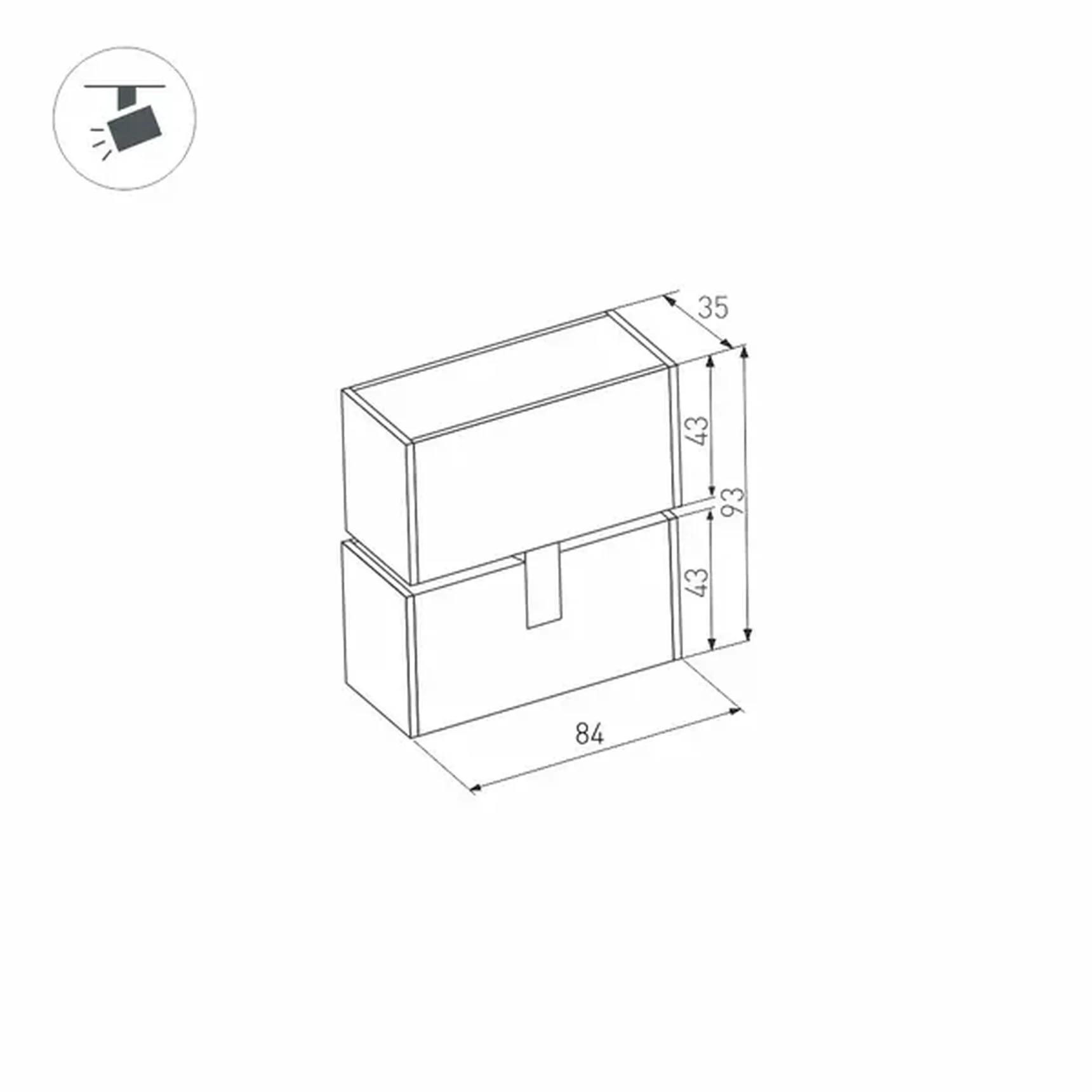 Светильник MAG-LASER-FOLD-45-S84-3W Warm3000 (WH, 15 deg, 24V) (Arlight, IP20 Металл, 5 лет)