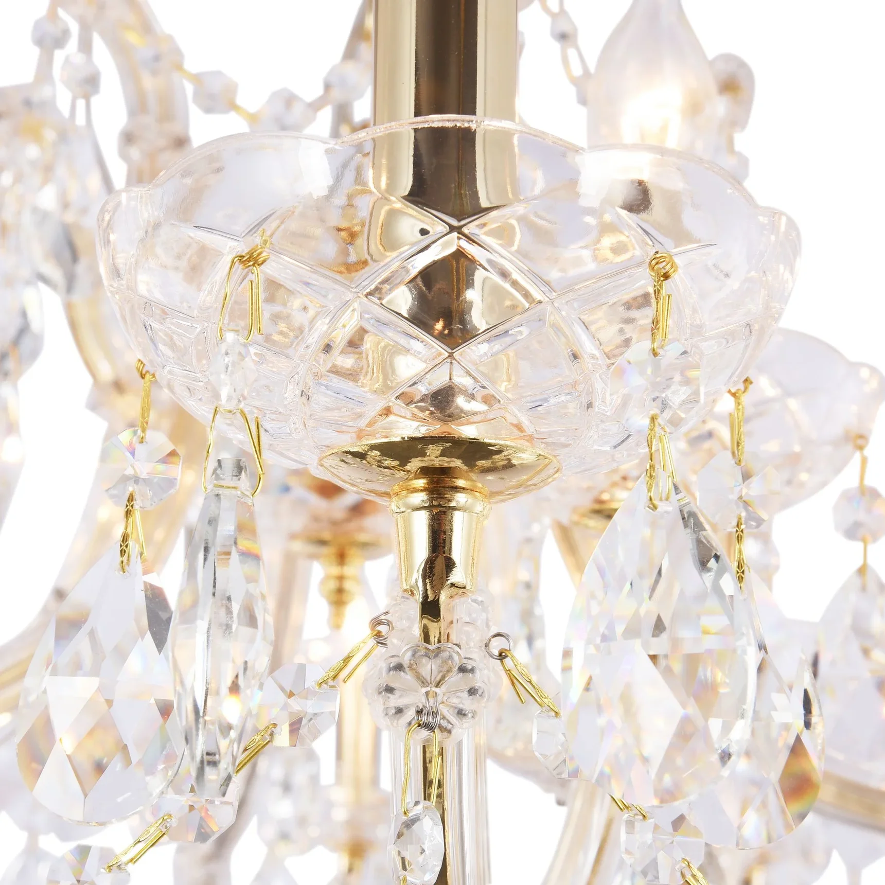 Люстра Erna E14х18 DIA880-PL-18-G