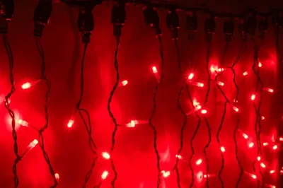 LED-XP-9025-9M-230V (красные светодиоды/черный пр)