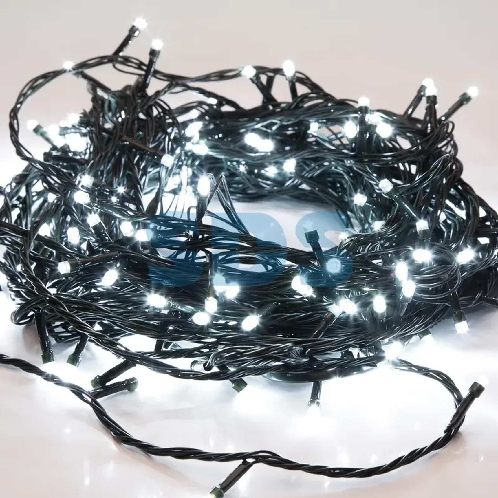 Гирлянда Твинкл Лайт 4 м, темно-зеленый ПВХ, 25 LED, цвет белый