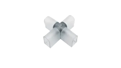 Х-коннектор для одноцветной/РГБ ленты, CN-X-NE