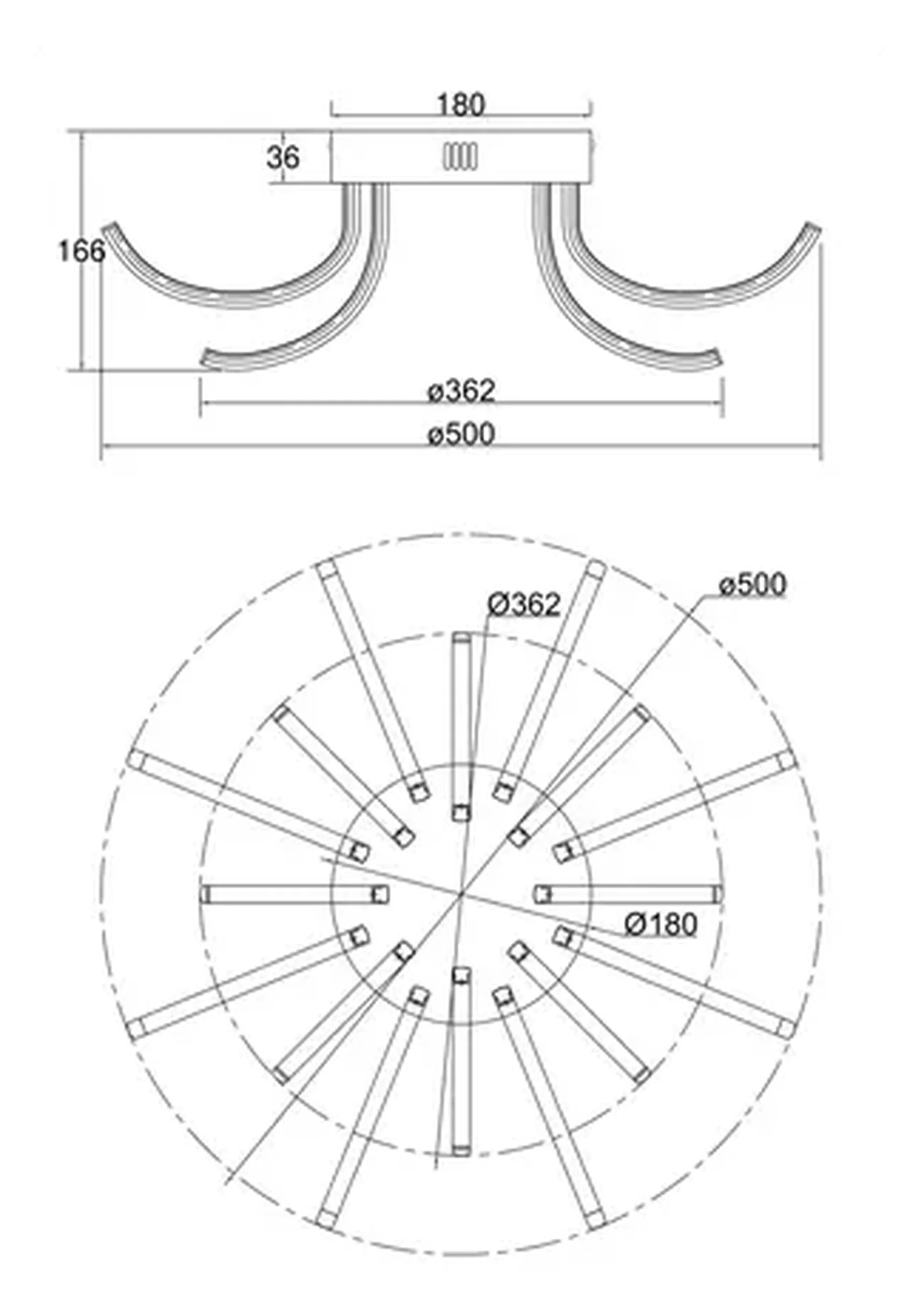 Потолочный светильник Freya FR6046CL-L50G