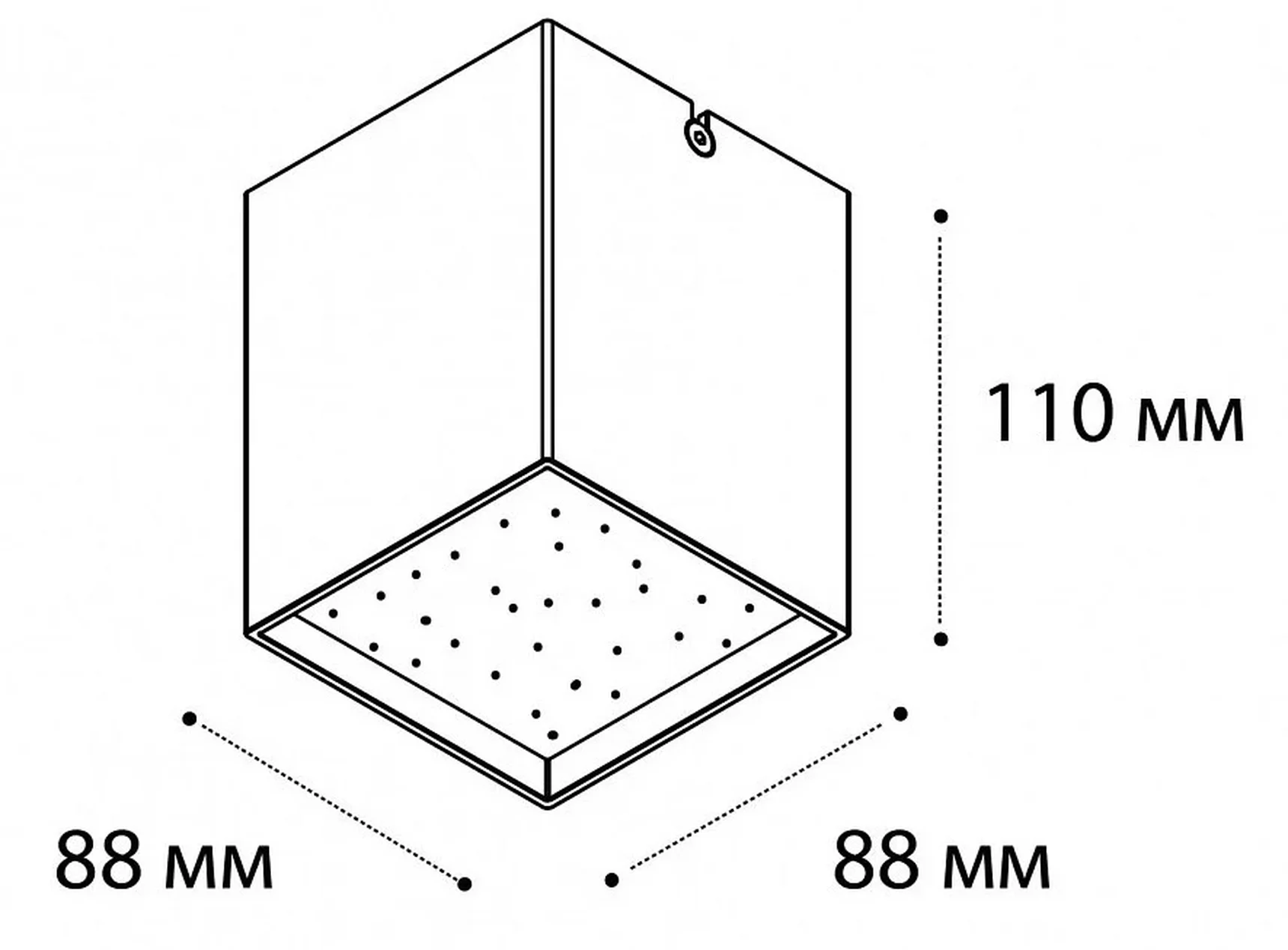 DL 3028 white 4000K Светильник потолочный
