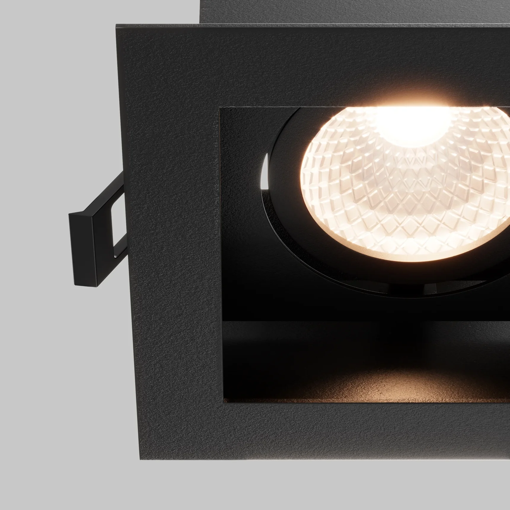 Встраиваемый светильник Metal Modern 2700-3000-4000К 12Вт 50° IP20, DL008-12W2.7-3-4K-B