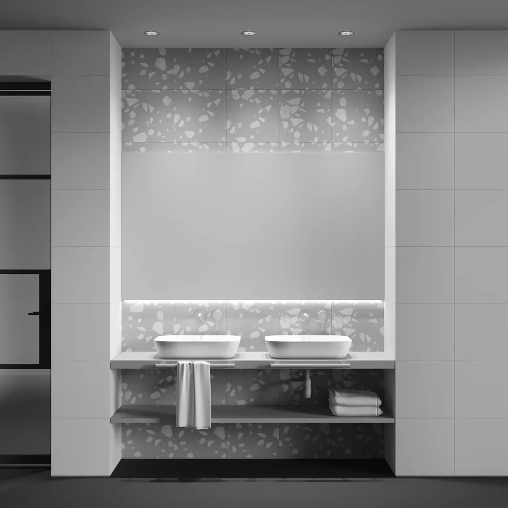 Встраиваемый светильник Slim GX53 12Вт IP 44, DL027-GX53-MG