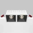 Встраиваемый светильник Alfa LED 4000K 2x15Вт 36°, DL043-02-15W4K-SQ-WB