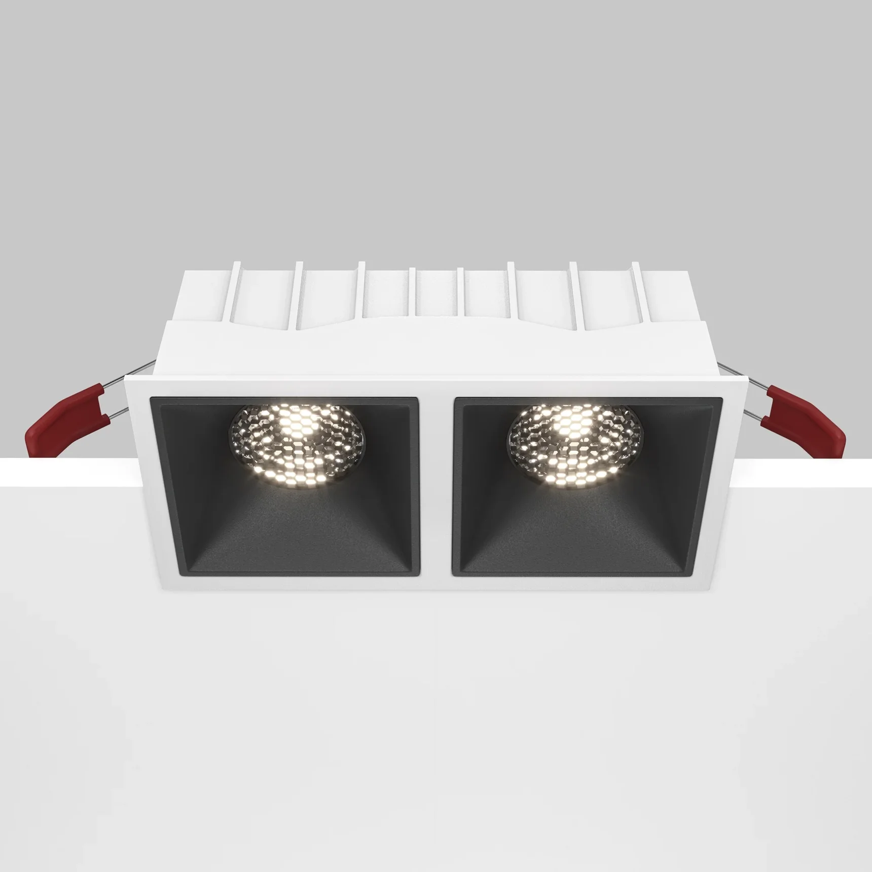 Встраиваемый светильник Alfa LED 4000K 2x15Вт 36°, DL043-02-15W4K-SQ-WB