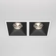 Встраиваемый светильник Alfa LED 4000K 2x15Вт 36°, DL043-02-15W4K-SQ-WB