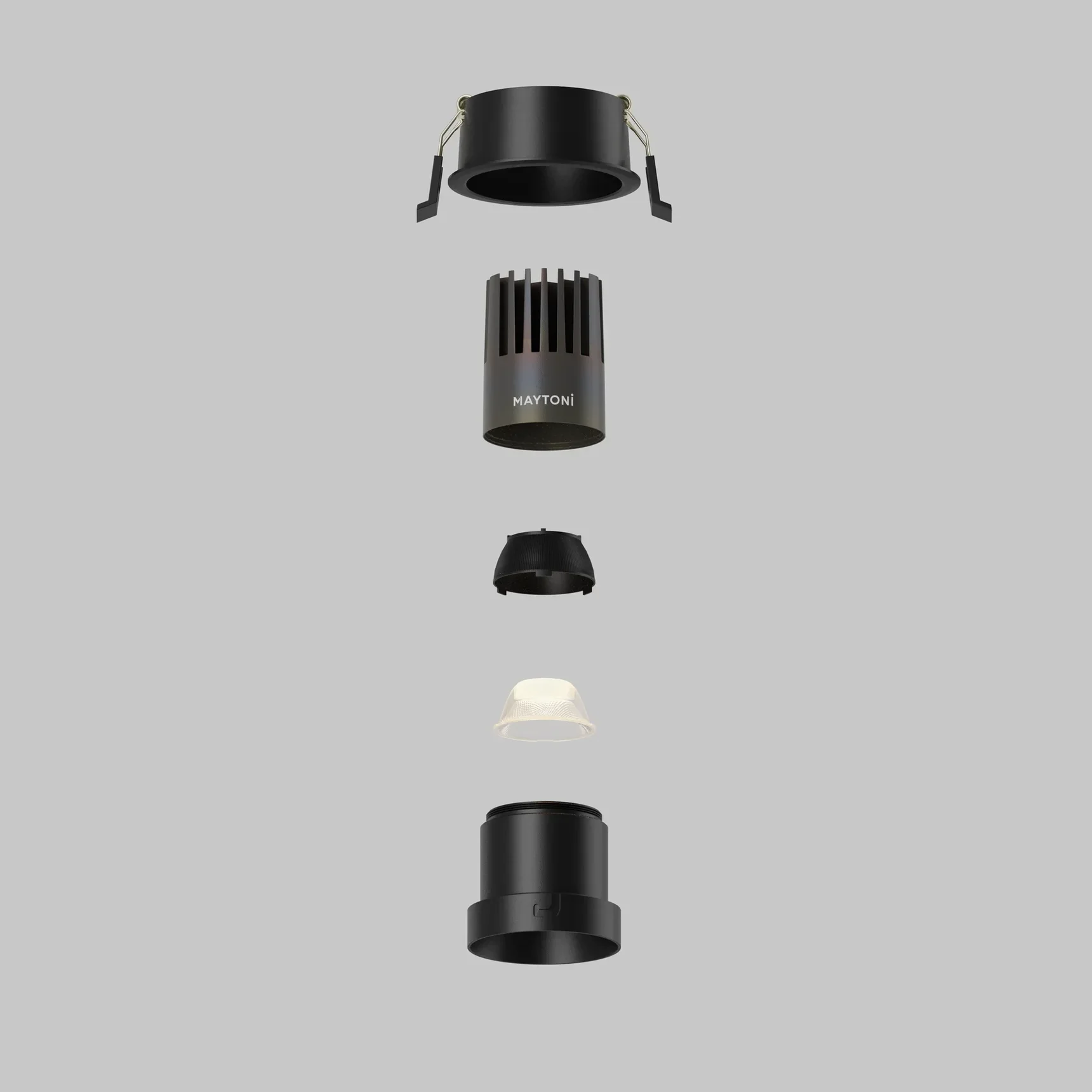 Встраиваемый светильник Dip Height+ 3000K 10Вт 50°, DL116-10W-3K-B