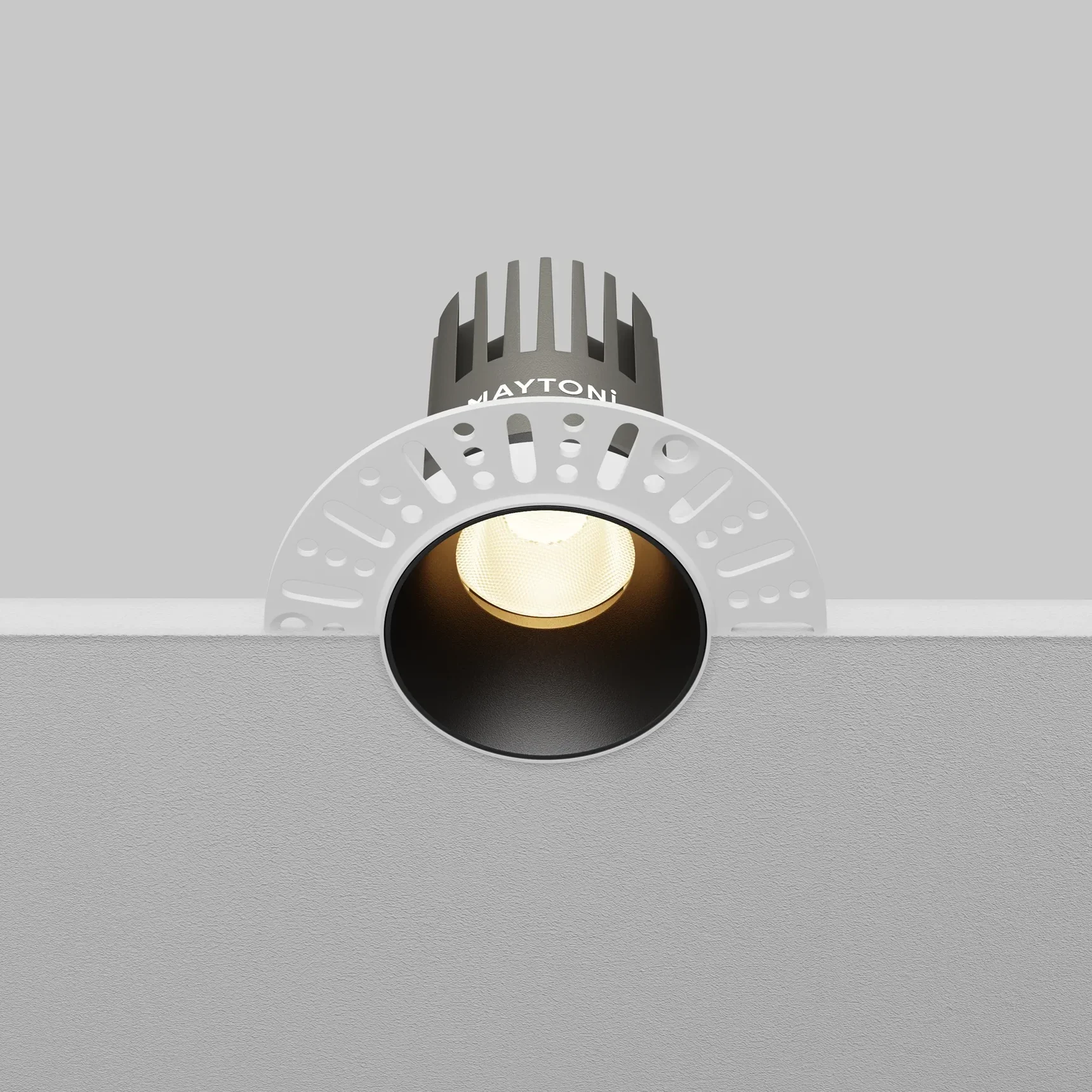 Встраиваемый светильник Dip Height 3000K 10Вт 50°, DL119-10W-3K-TRS-B