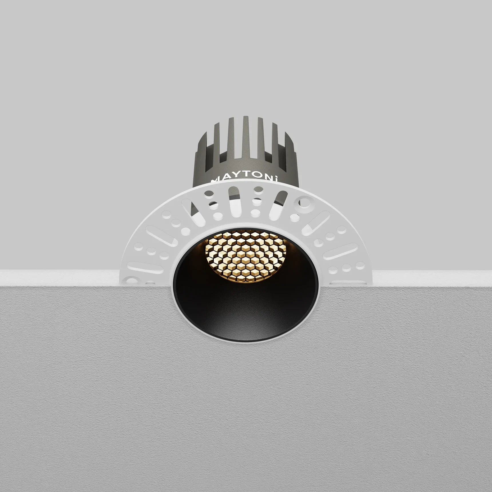 Встраиваемый светильник Dip Height 3000K 10Вт 50°, DL119-10W-3K-TRS-B