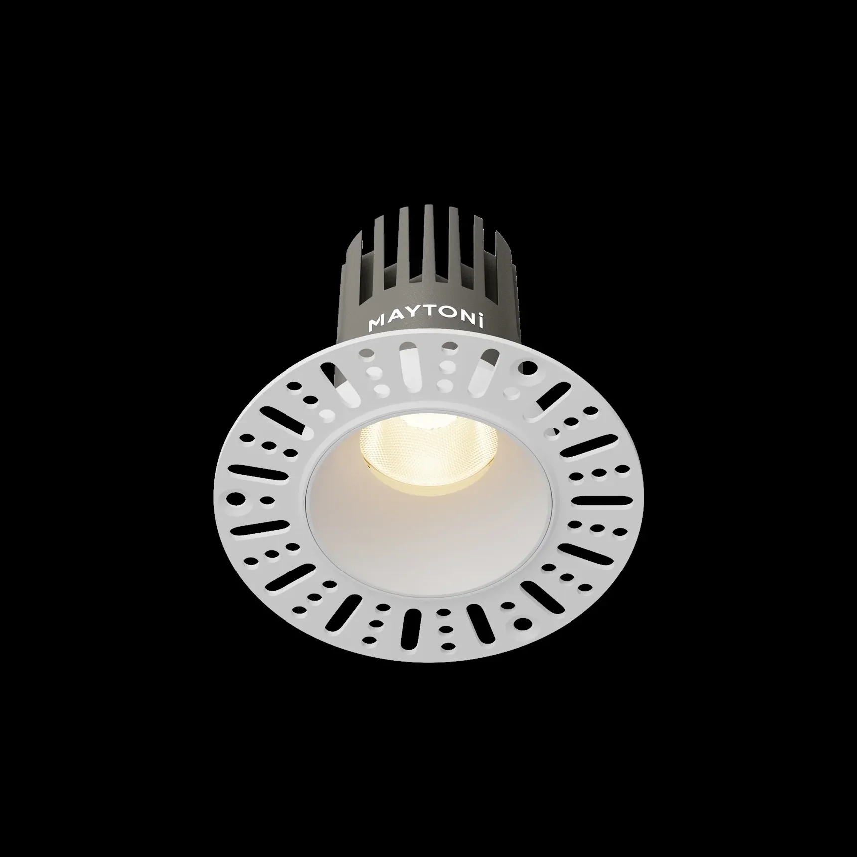 Встраиваемый светильник Dip Height 3000K 10Вт 50°, DL119-10W-3K-TRS-W