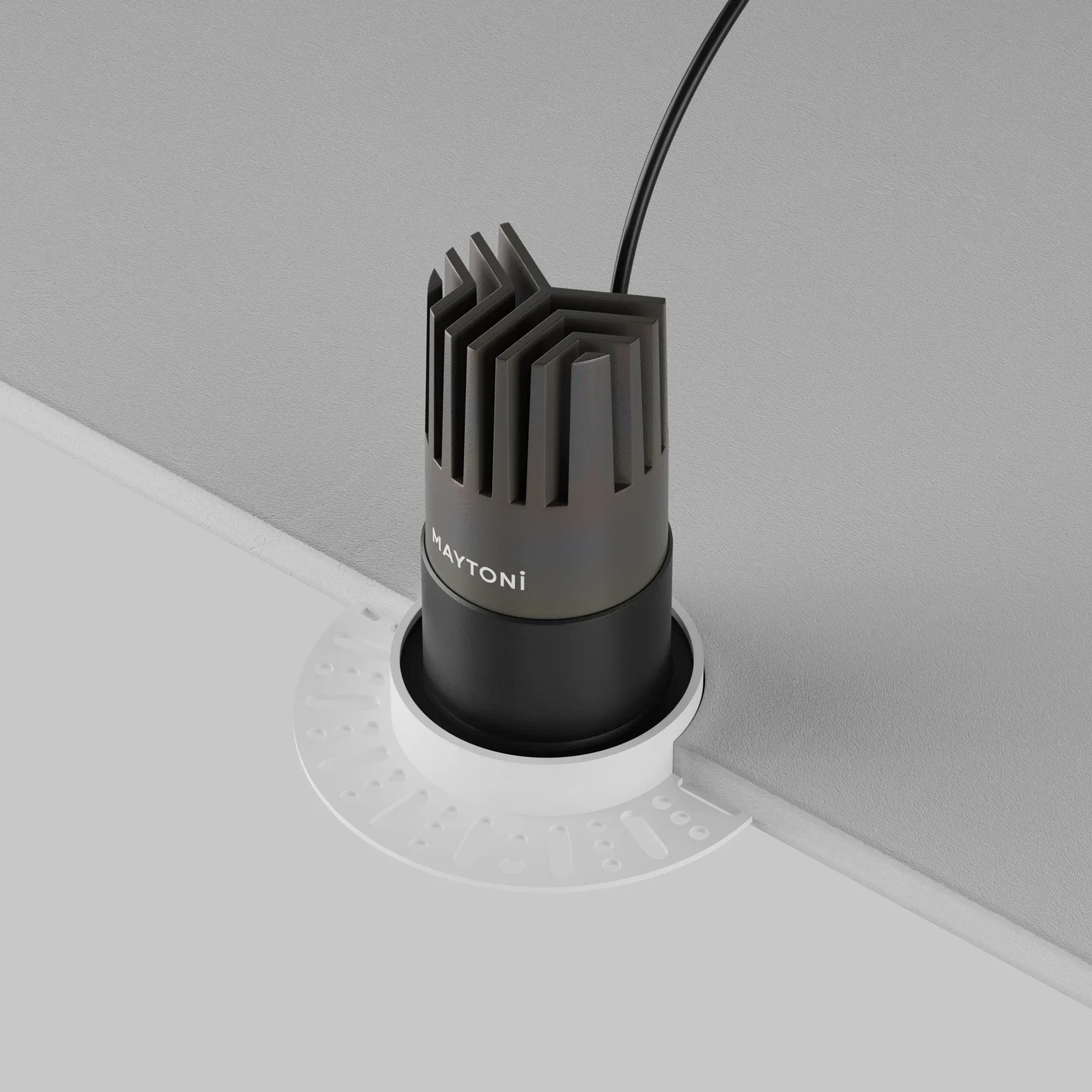 Встраиваемый светильник Dip Height+ 3000K 10Вт 50°, DL120-10W-3K-TRS-B