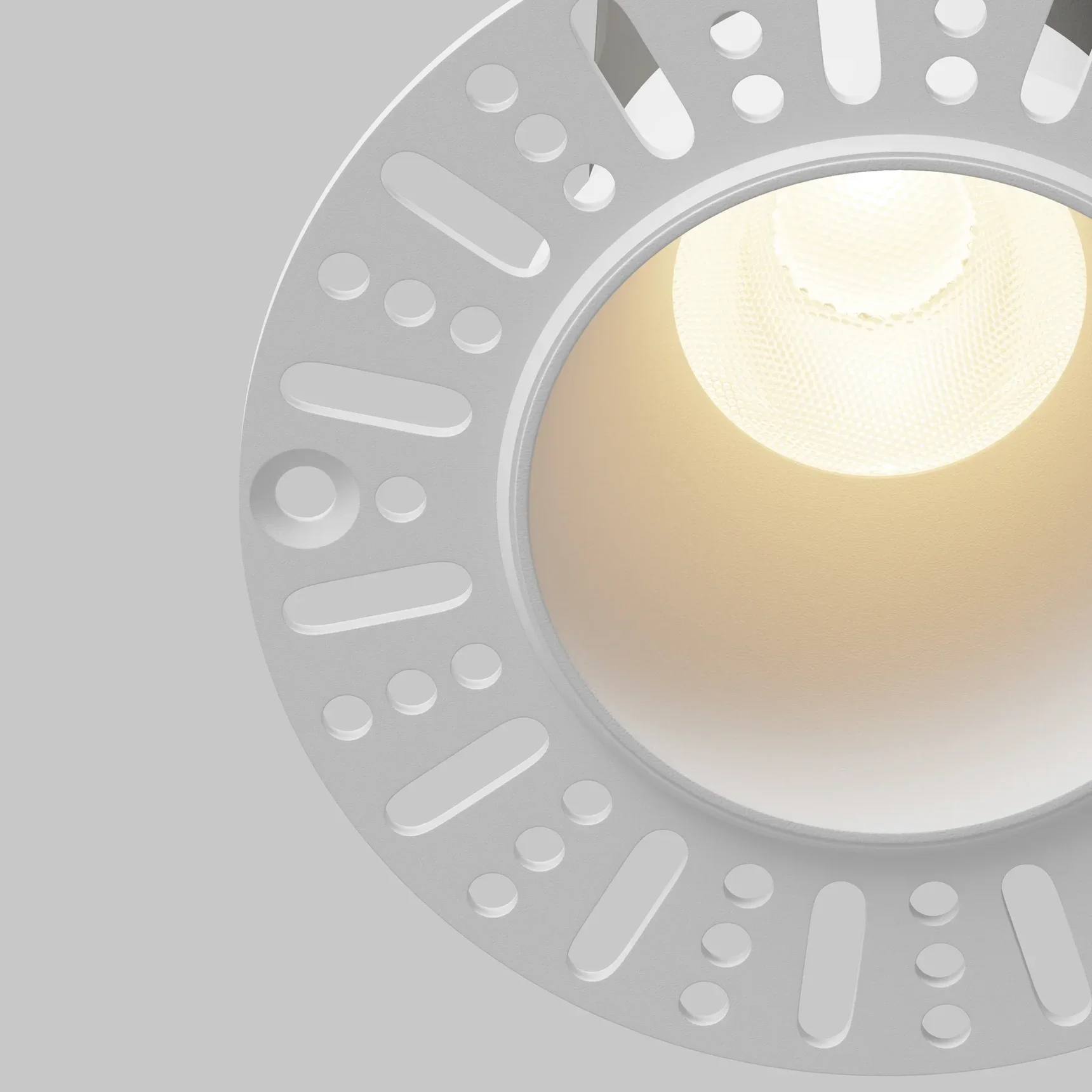 Встраиваемый светильник Dip Height+ 3000K 10Вт 50°, DL120-10W-3K-TRS-W