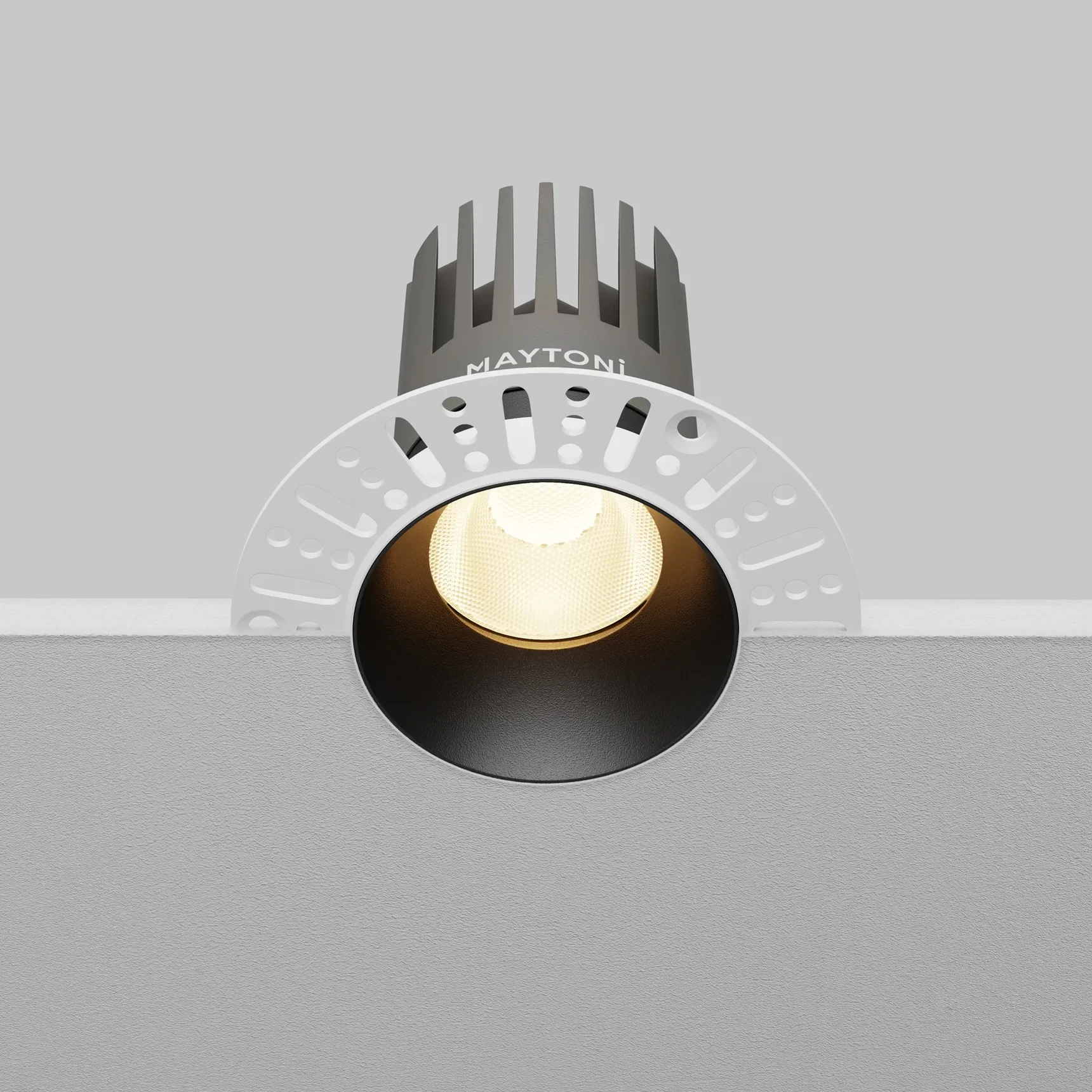 Встраиваемый светильник Dip Height 3000K 15Вт 50°, DL121-15W-3K-TRS-B