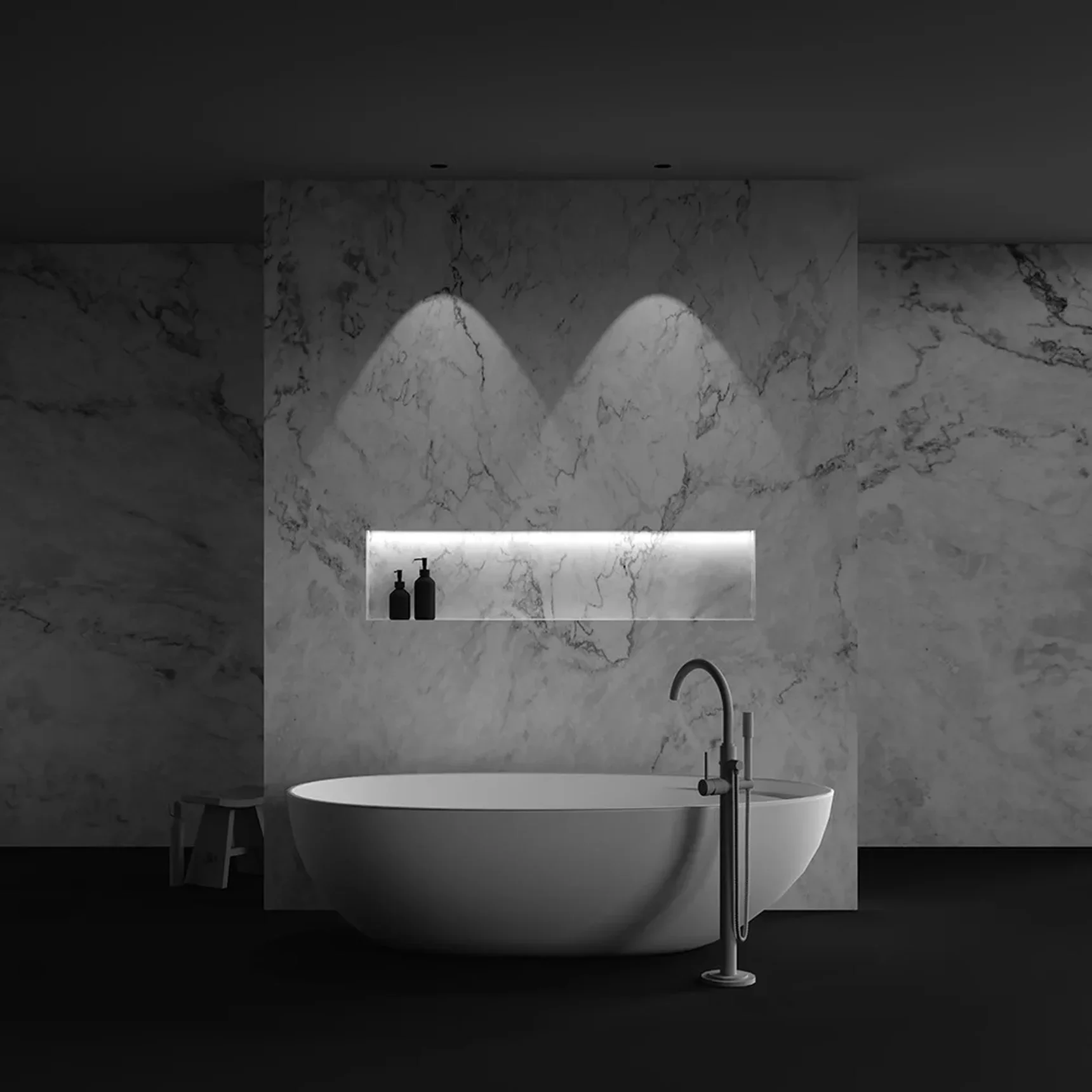 Встраиваемый светильник Dip Height 3000K 15Вт 50°, DL121-15W-3K-TRS-B