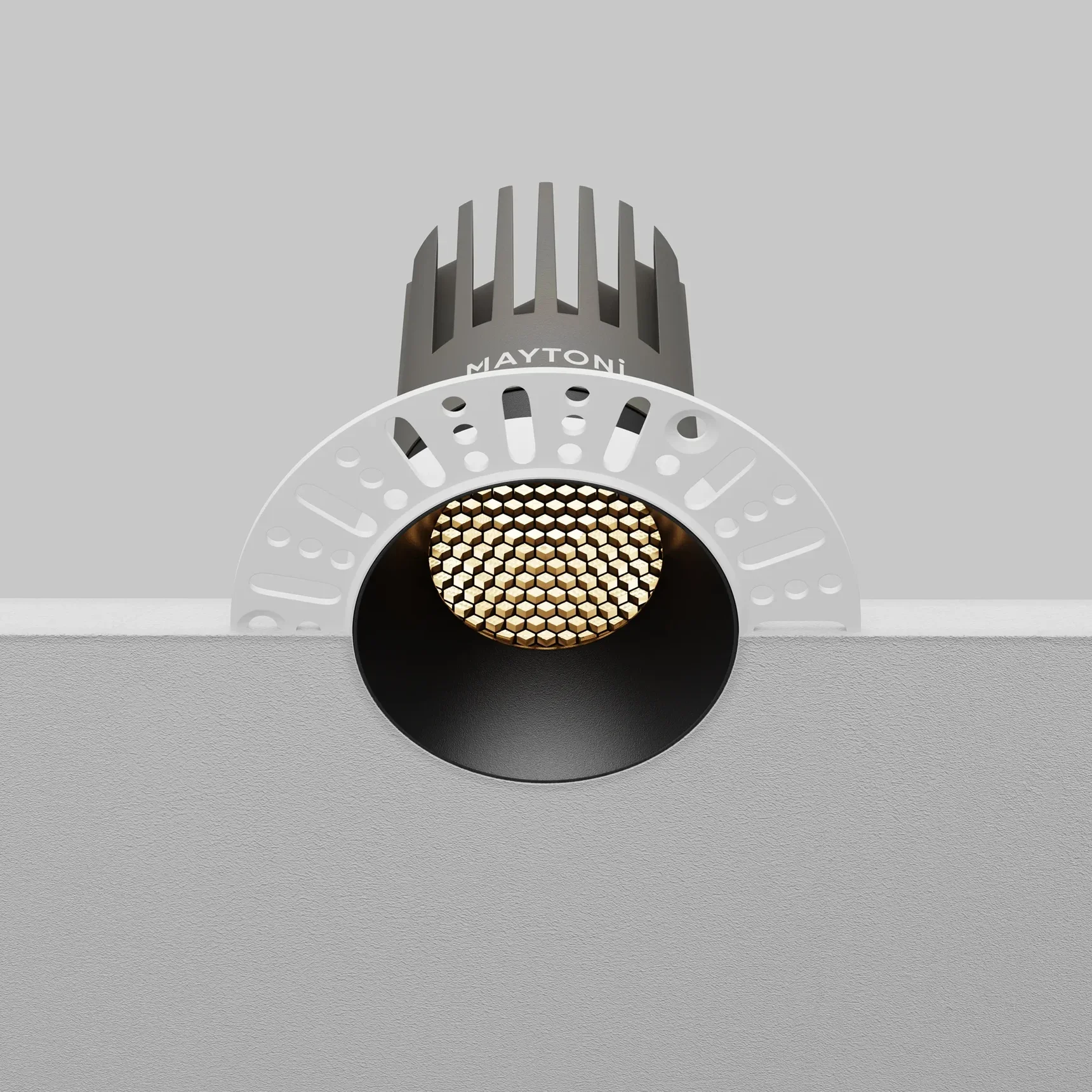 Встраиваемый светильник Dip Height 3000K 15Вт 50°, DL121-15W-3K-TRS-B