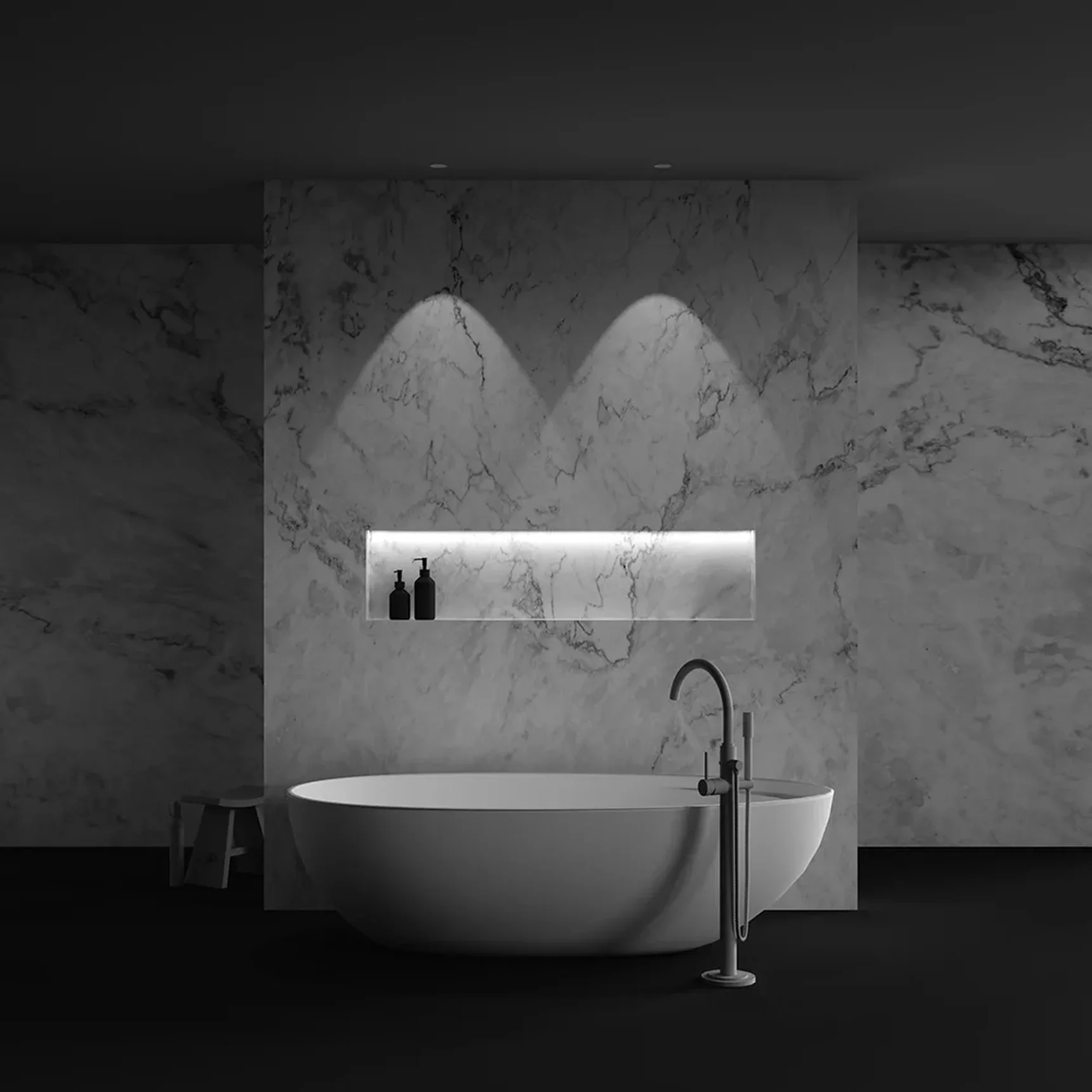 Встраиваемый светильник Dip Height 3000K 15Вт 50°, DL121-15W-3K-TRS-W