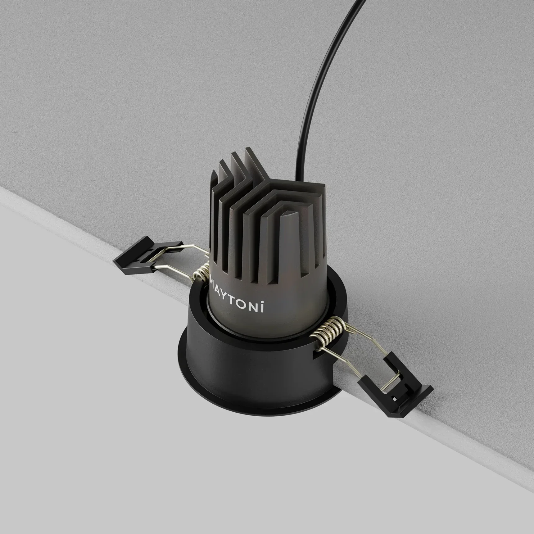 Встраиваемый светильник Dip Height 3000K 9Вт 9° Super spot, DL123-10W-3K-B