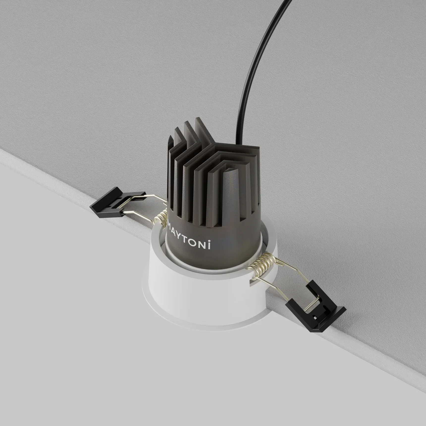 Встраиваемый светильник Dip Height 4000K 9Вт 9° Super spot, DL123-10W-4K-W