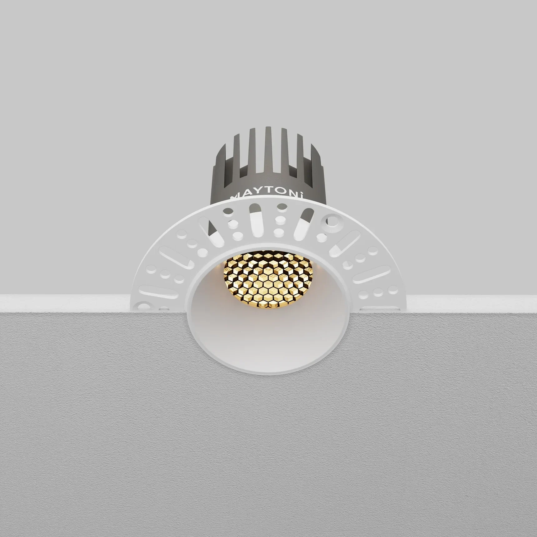 Встраиваемый светильник Dip Height 2700K 9Вт 9° Super spot, DL124-10W-2.7K-TRS-W