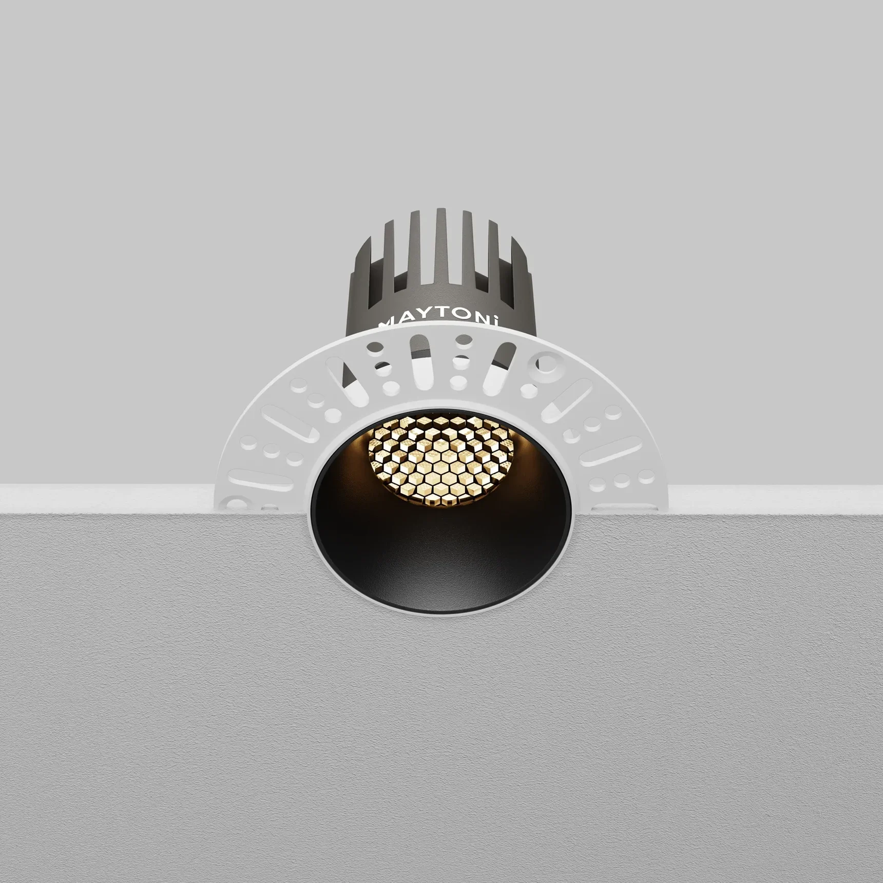 Встраиваемый светильник Dip Height 3000K 9Вт 9° Super spot, DL124-10W-3K-TRS-B