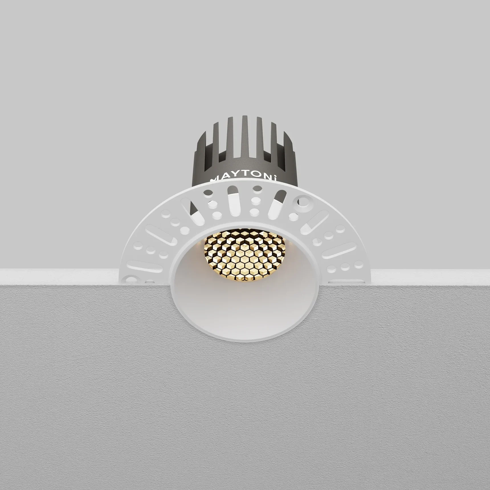 Встраиваемый светильник Dip Height 3000K 9Вт 9° Super spot, DL124-10W-3K-TRS-W