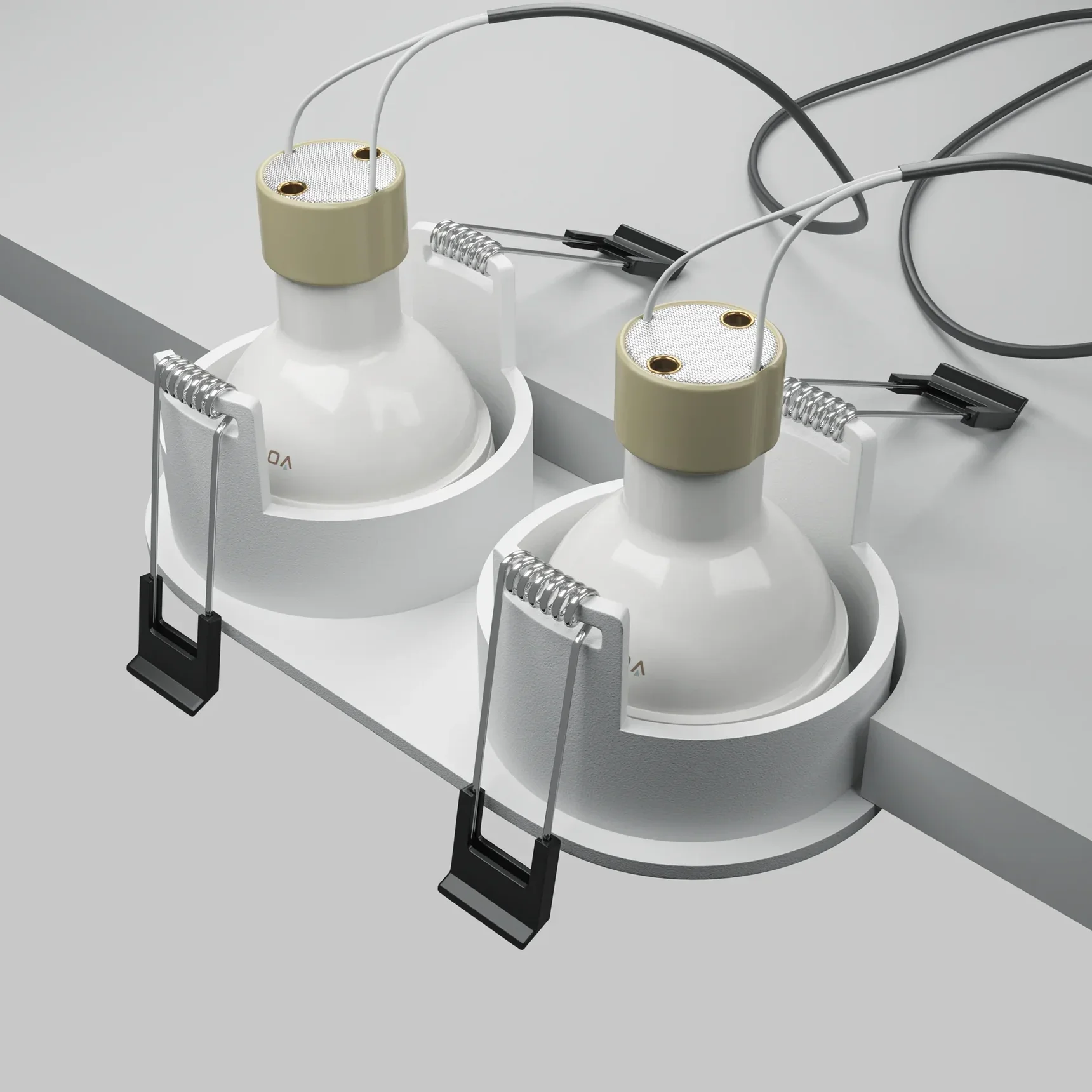 Встраиваемый светильник Share 2xGU10 10Вт , DL126-02-GU10-W