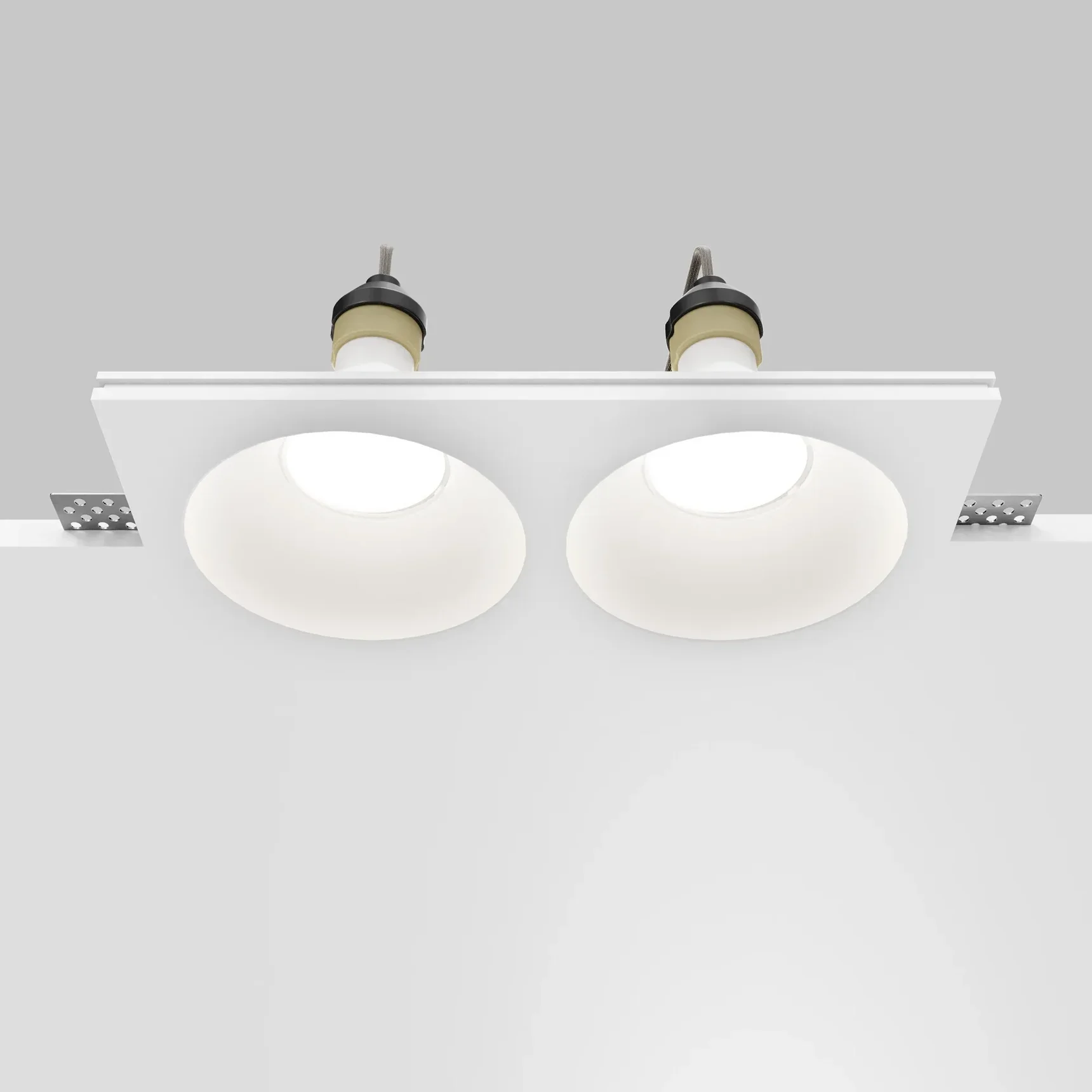 Встраиваемый светильник Gyps modern 2 x GU10 10Вт, DL129-GU10-02-W