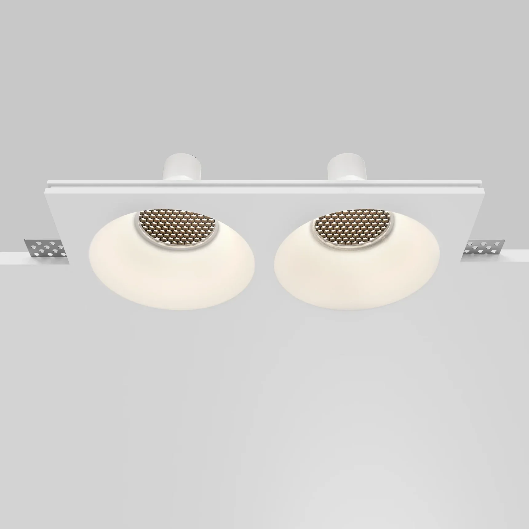 Встраиваемый светильник Gyps modern 2 x GU10 10Вт, DL129-GU10-02-W