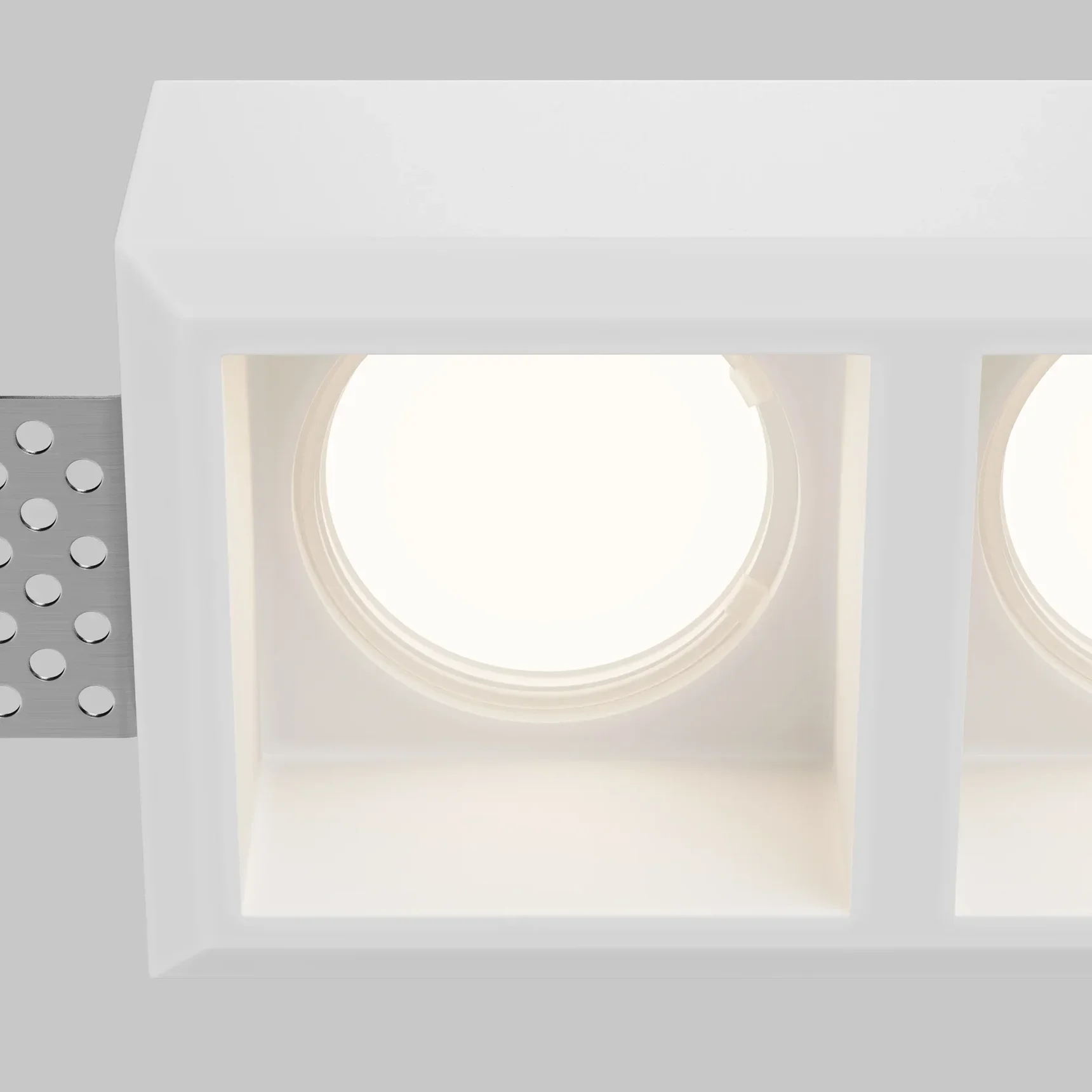 Встраиваемый светильник Gyps modern 2 x GU10 10Вт, DL131-GU10-02-W