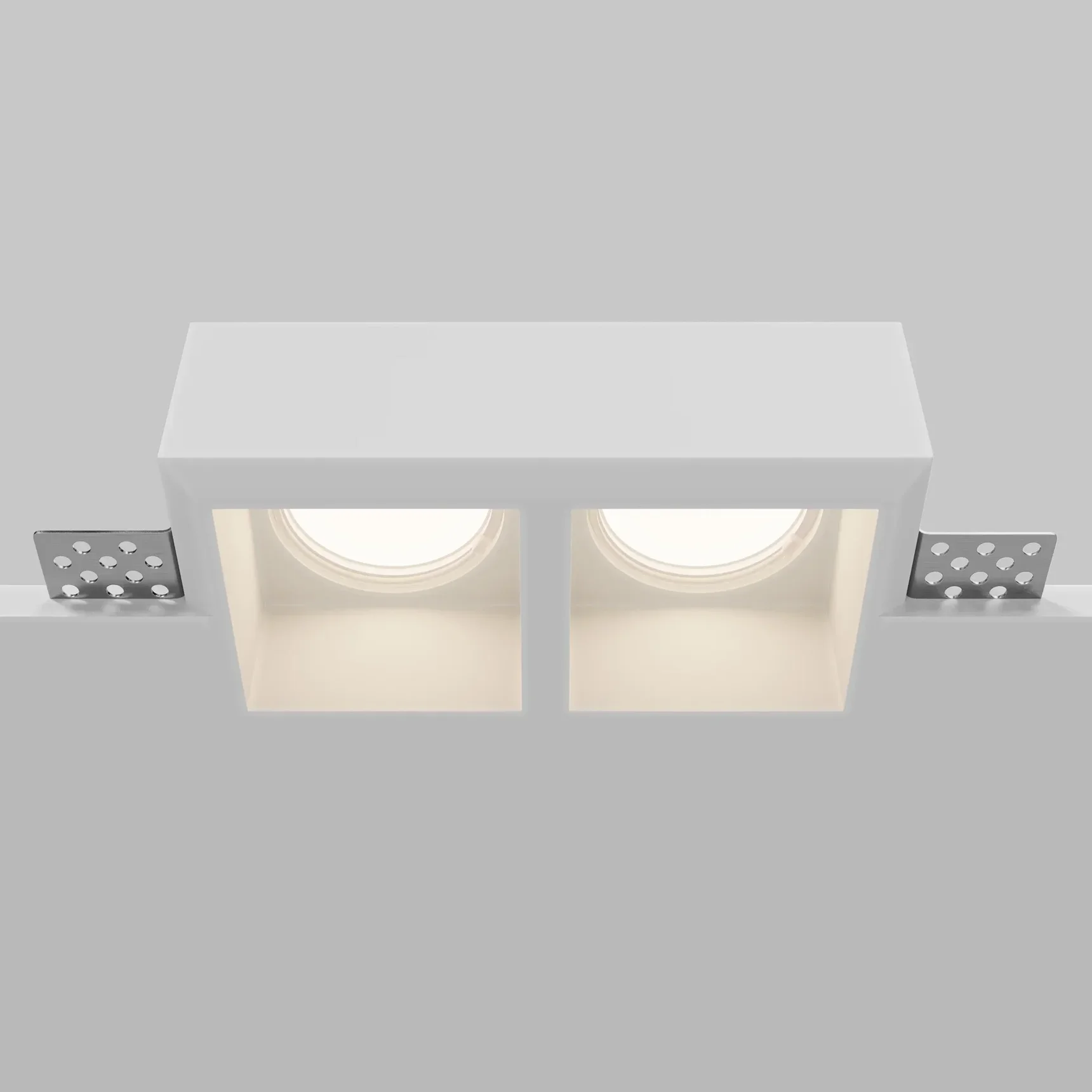 Встраиваемый светильник Gyps modern 2 x GU10 10Вт, DL131-GU10-02-W