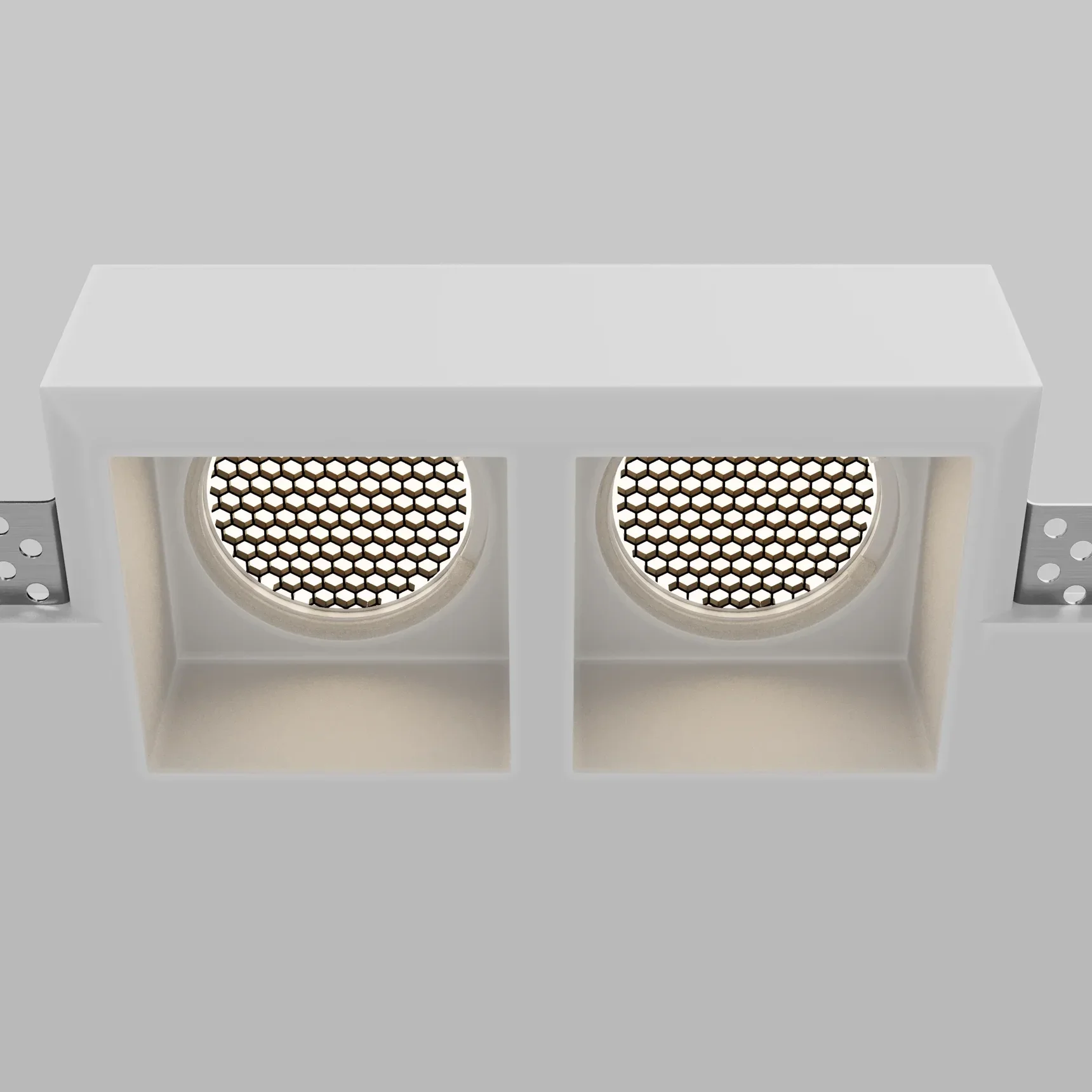 Встраиваемый светильник Gyps modern 2 x GU10 10Вт, DL131-GU10-02-W