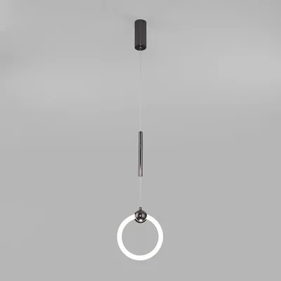 Подвесной светодиодный светильник Eurosvet Rim 90165/1 черный жемчуг